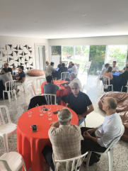 Confraternização: Auditores-fiscais participam de almoço na sede do Sindifisco-GO