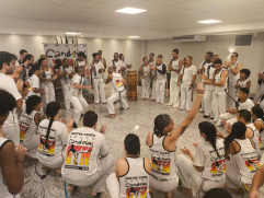 Auditório do Sindifisco-GO recebe batizado e troca de graduação de capoeira