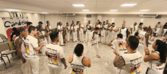 Auditório do Sindifisco-GO recebe batizado e troca de graduação de capoeira