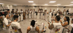Auditório do Sindifisco-GO recebe batizado e troca de graduação de capoeira