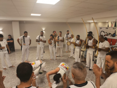 Auditório do Sindifisco-GO recebe batizado e troca de graduação de capoeira