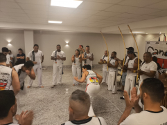 Auditório do Sindifisco-GO recebe batizado e troca de graduação de capoeira