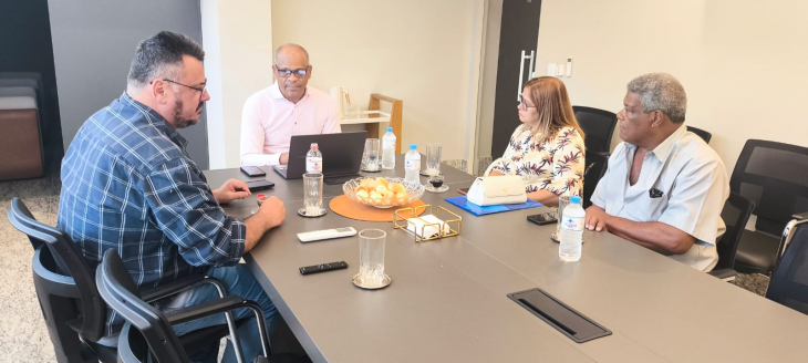 Diretoria do Sindifisco-GO recebe visita da presidente do Sindaf-GO, Marilda Abreu