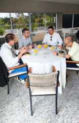 Auditores participam de último almoço de confraternização no Sindifisco-GO