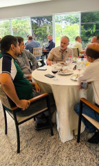 Auditores participam de último almoço de confraternização no Sindifisco-GO