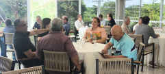 Auditores participam de último almoço de confraternização no Sindifisco-GO