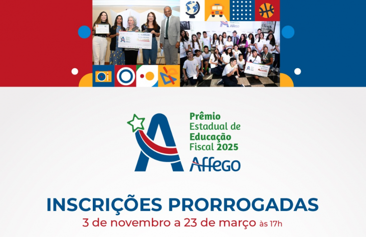 Inscrições Prorrogadas: Prêmio Estadual de Educação Fiscal 2025