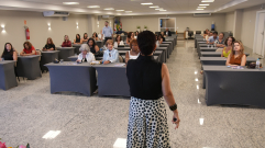 Fotos e vídeo: Palestra Mês da Mulher 2026