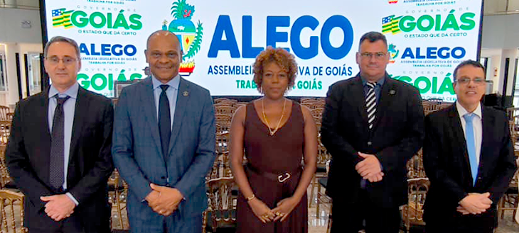 Diretoria do Sindifisco-GO prestigia a cerimônia de posse do governador Daniel Vilela