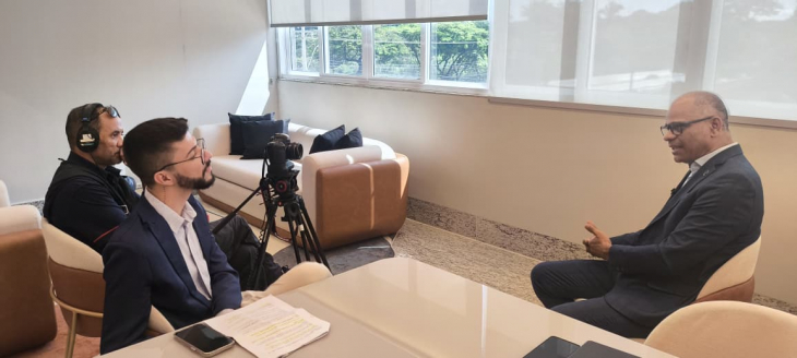 Fisco na Mídia | TV Brasil — Reportagem entrevista o presidente do Sindifisco/GO, Paulo Sérgio Carmo